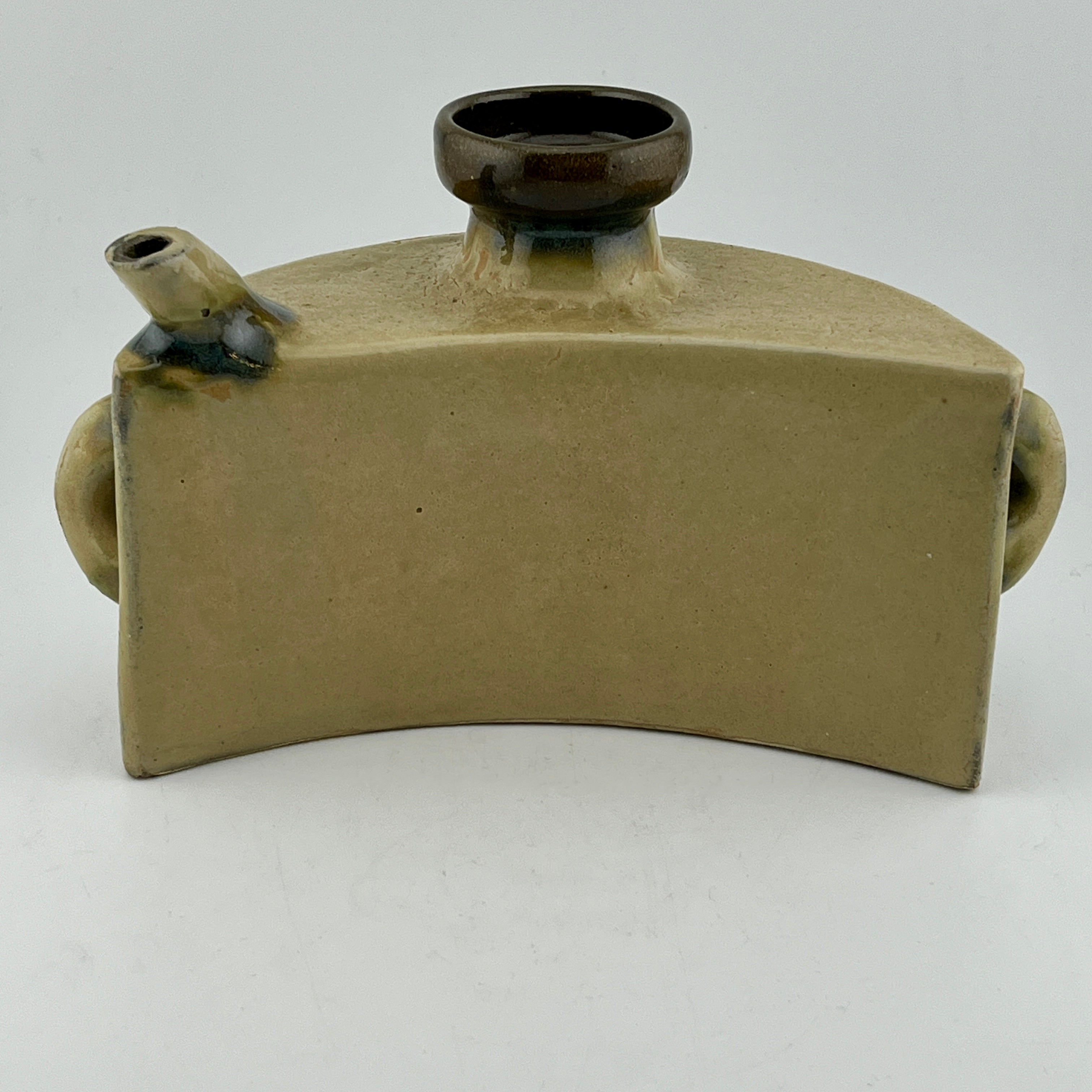 壺屋焼 人間国宝 金城次郎作 海老魚紋抱瓶 – 生活民芸 なかむた