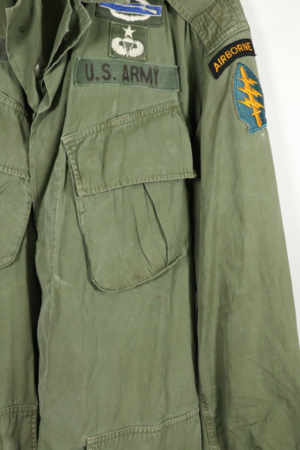 60S ベトナム戦 実物 SOG スプレー迷彩 ジャングルファテ