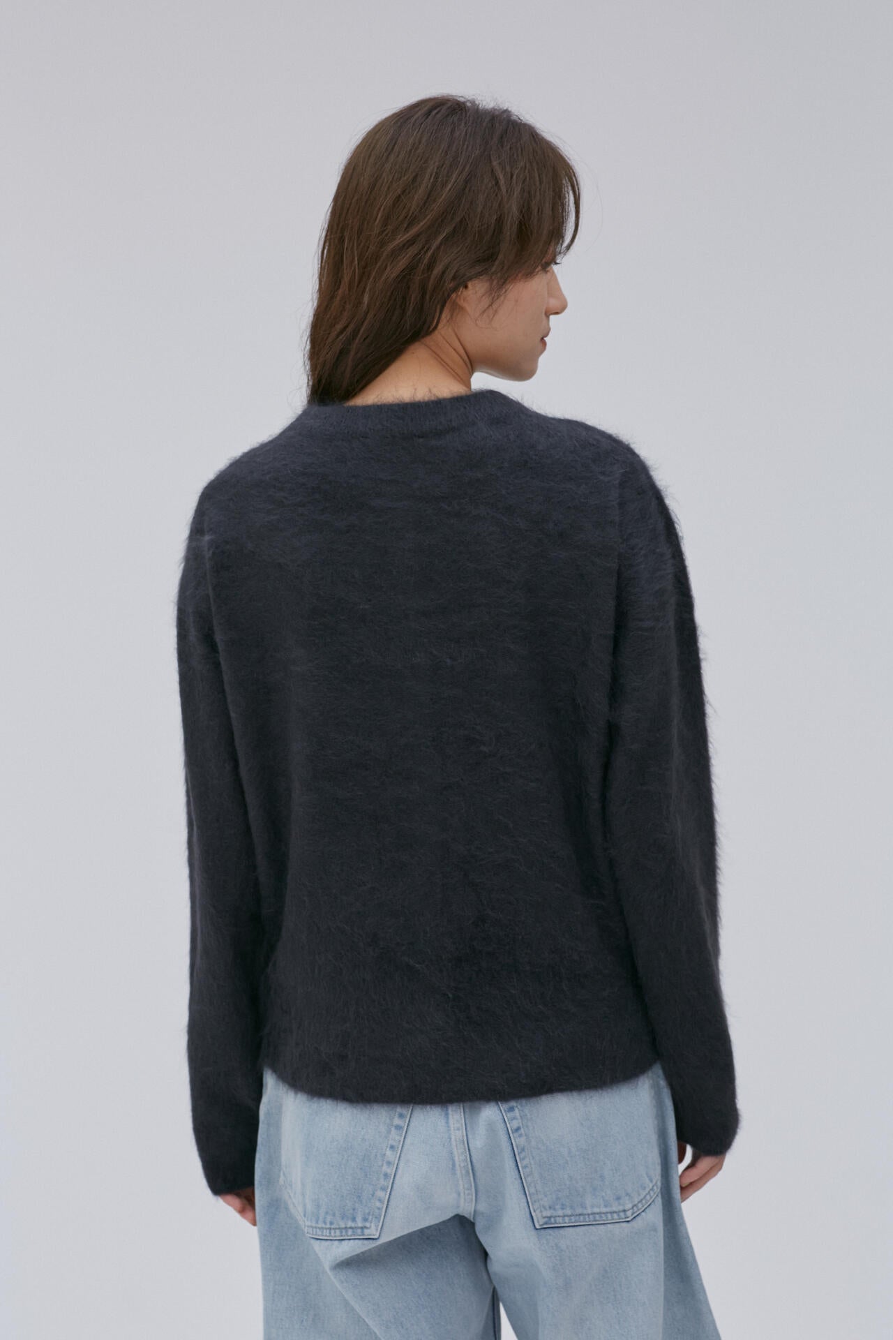 ATON / ROYAL CASHMERE FUR CREWNECK CARDIGAN | THE LIBRARY（ザ