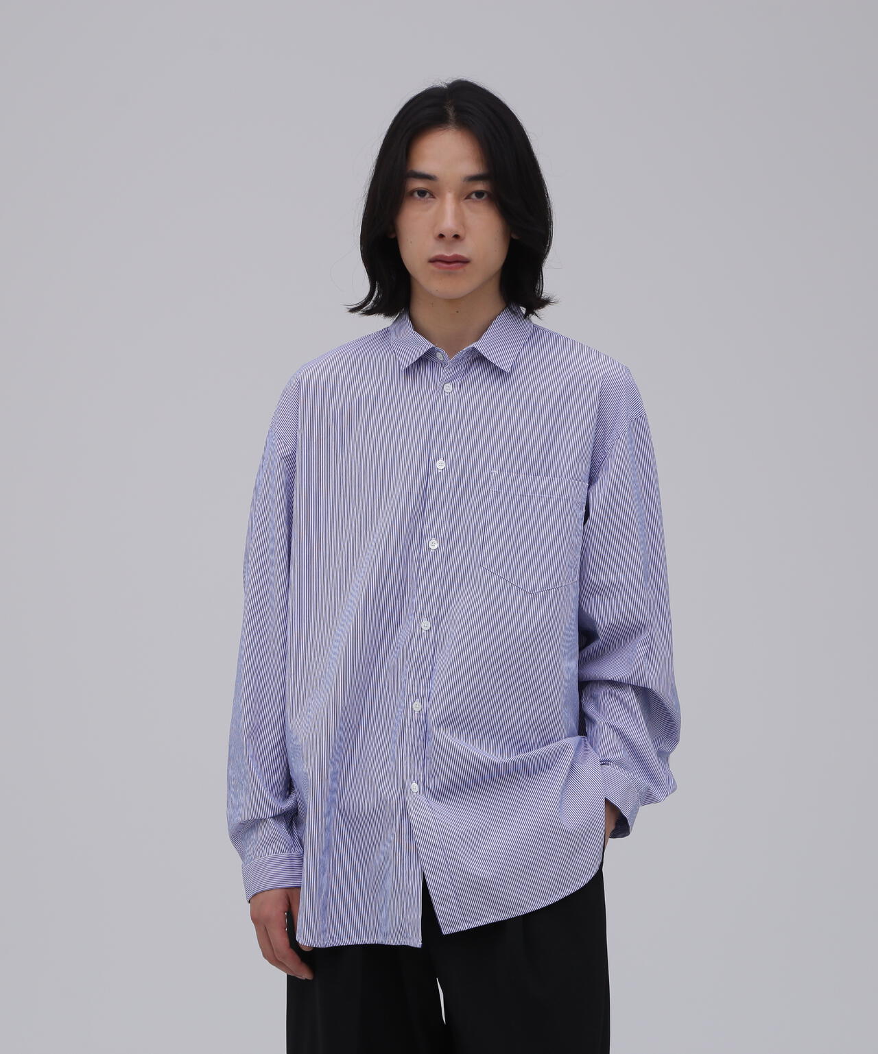 ATON / GIZA BROAD WASHED SHIRT | THE LIBRARY（ザ ライブラリー