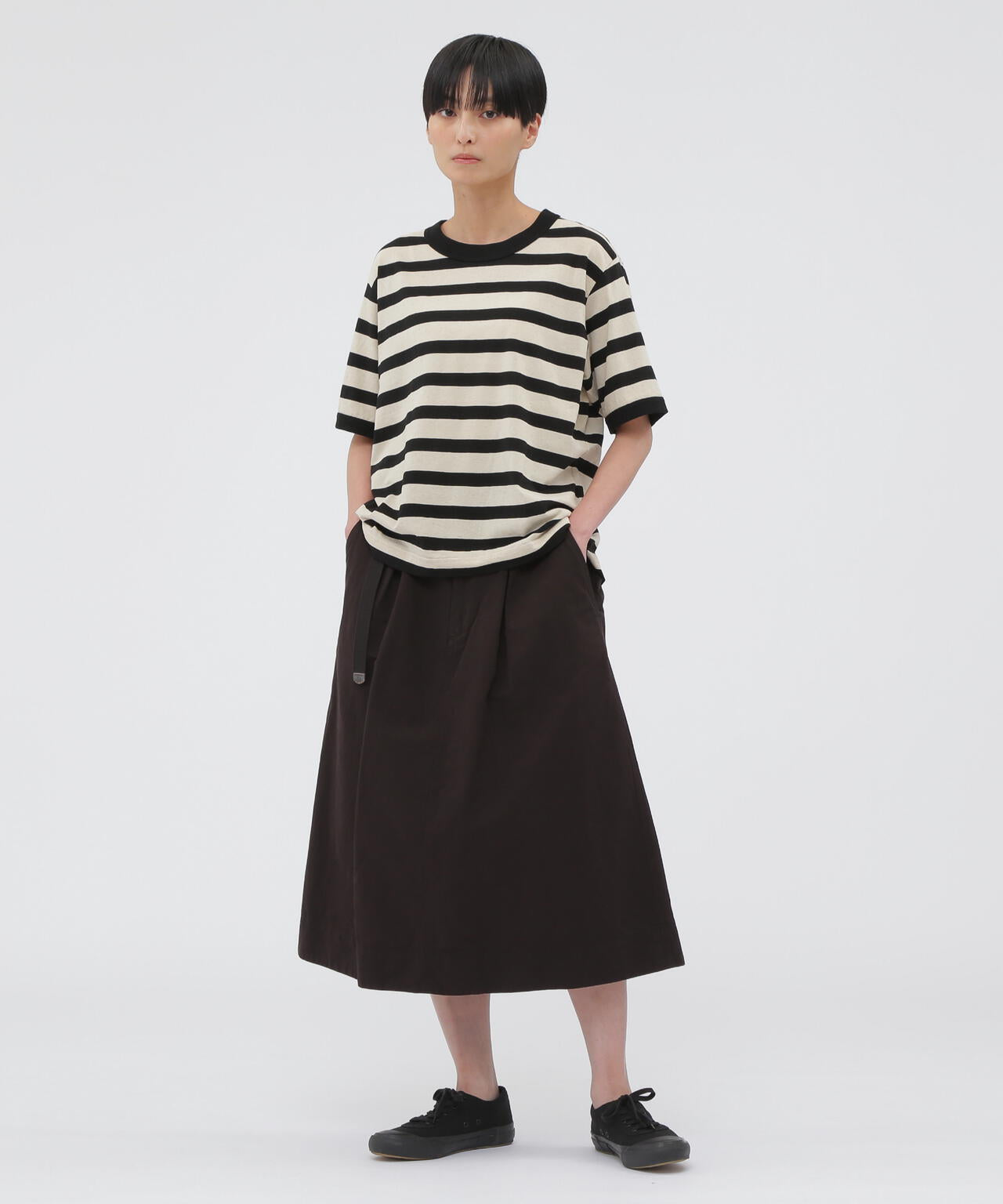 COTTON LINEN STRIPE JERSEY (オンラインショップ限定) | MARGARET