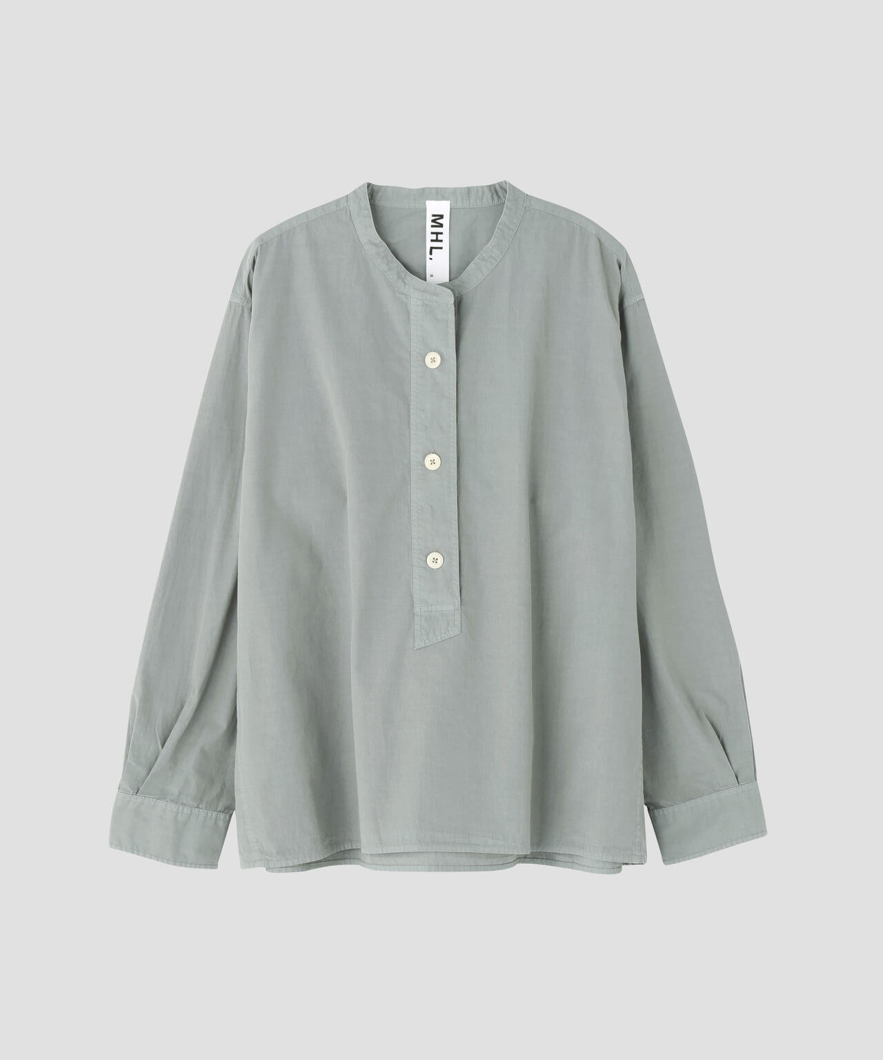 COMPACT COTTON POPLIN SHIRT | MARGARET HOWELL（マーガレット