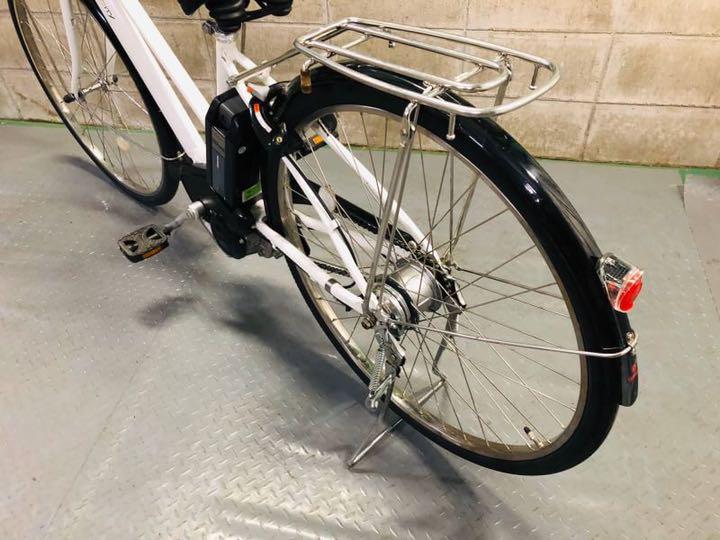SOLD OUT】電動自転車 YAMAHA PAS CITY 白 8段変速 大容量バッテリー