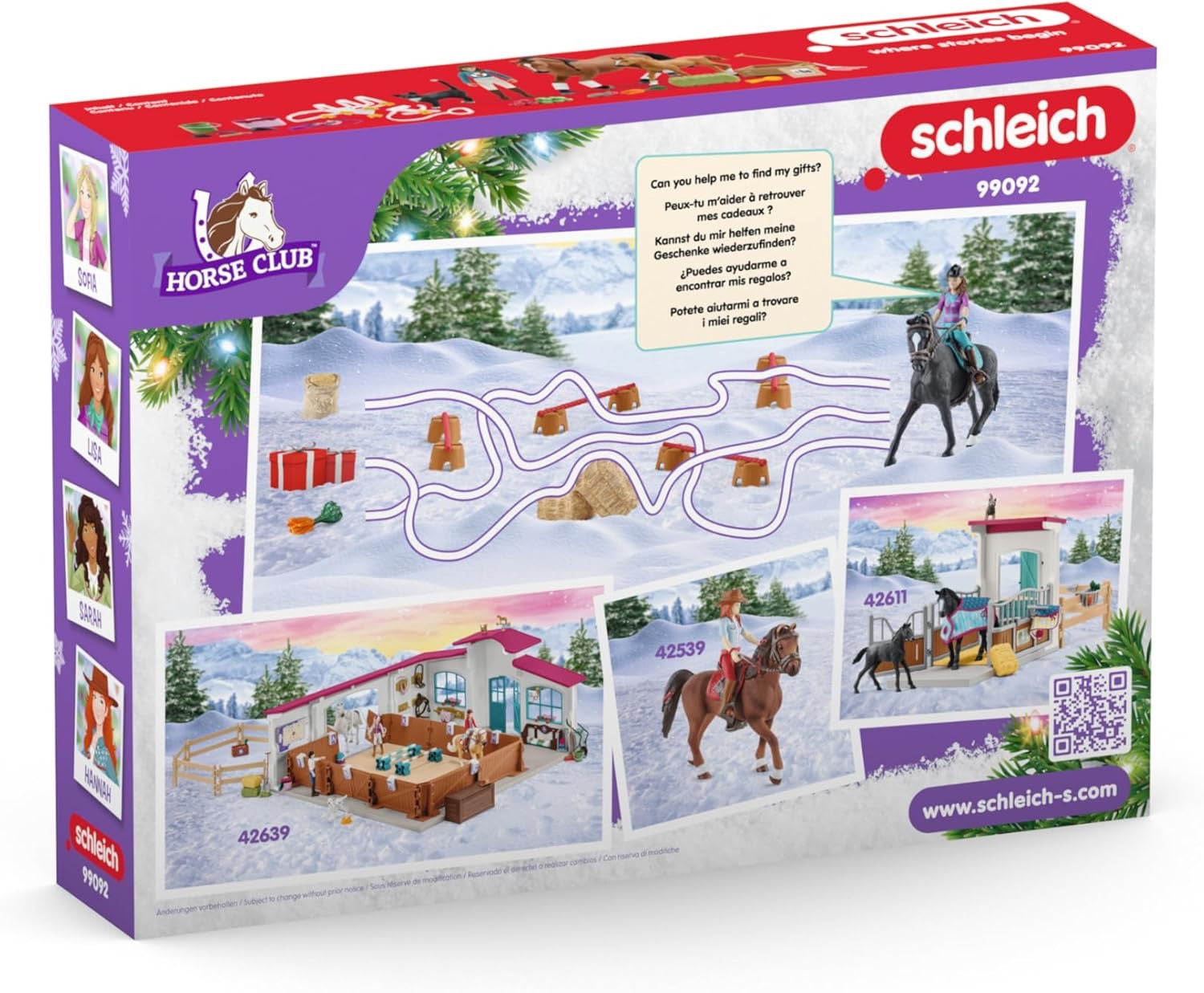 Schleich Horse Club Advent Calendar – Monkey Fish Toys