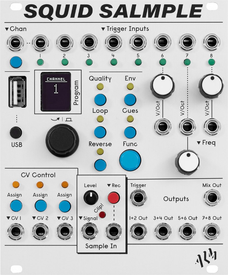 ALM Busy Circuits Squid Salmple - Eurorack Module on ModularGrid