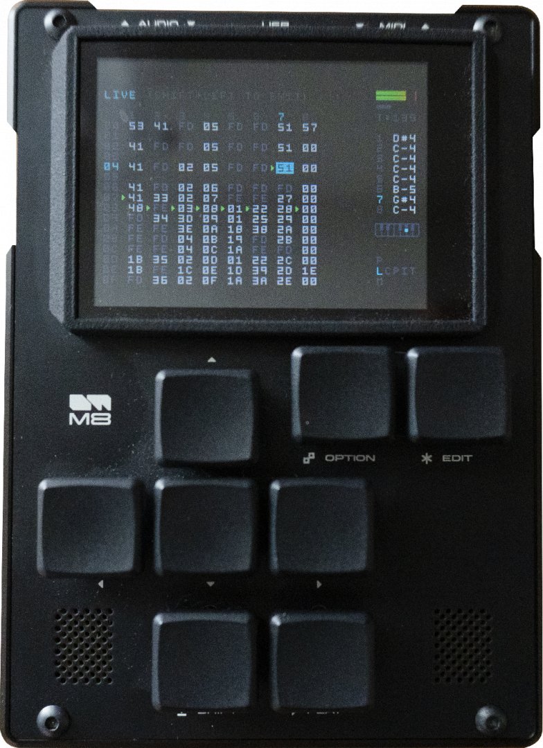 Other/unknown Dirtywave M8 Tracker Model 1 - Pedal on ModularGrid