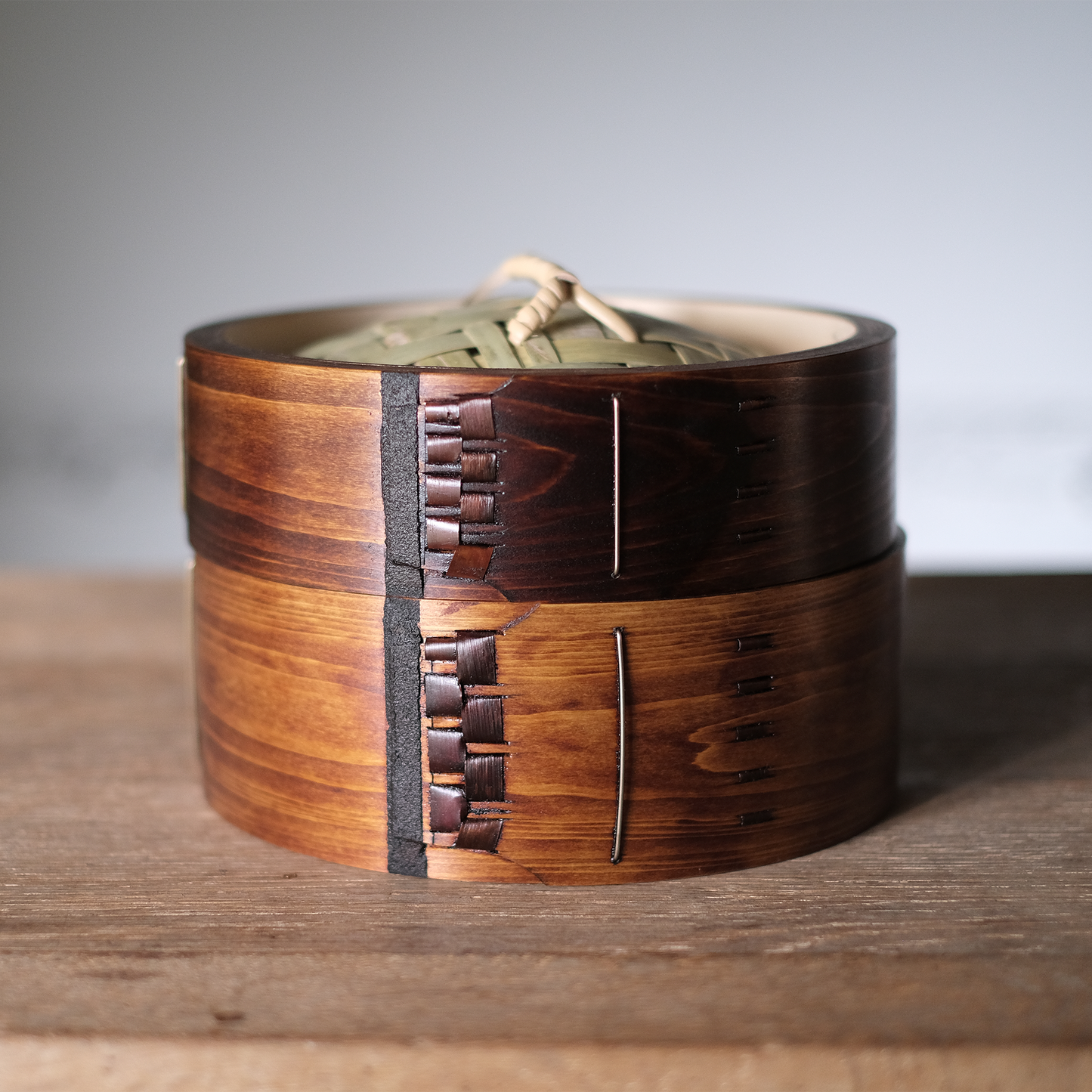 ひのきのせいろ「漆」21cm – mohimaru