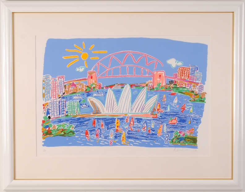 ポップアートの絵をシルクスクリーンの版画で制作したケン・ドーンの