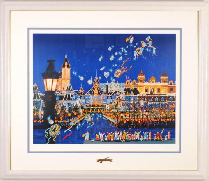 ヒロ・ヤマガタがシルクスクリーンの版画で制作したインテリアの絵画