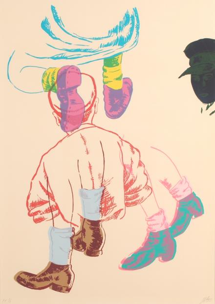 現代アートの絵をシルクスクリーンの版画で制作した横尾忠則の現代