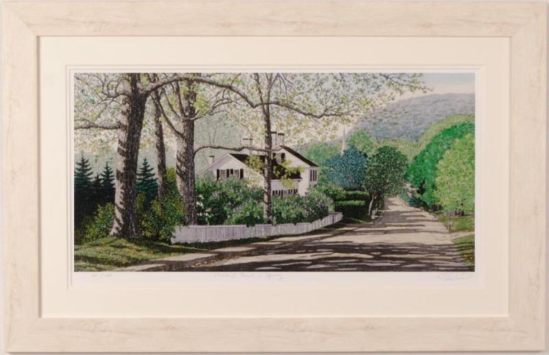 版画】キャロル・コレット「Blue Hills」絵画 インテリア カナダ作家