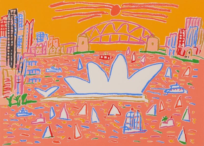 ポップアートの絵画をシルクスクリーンの版画で制作したケン・ドーンの