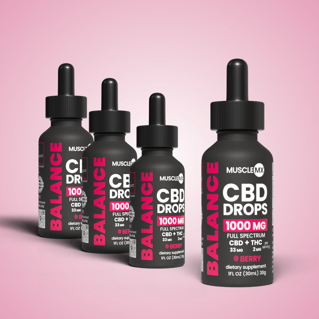 Balance 1000mg CBD Drops Buy 3, Get 1 FREE – Muscle MX