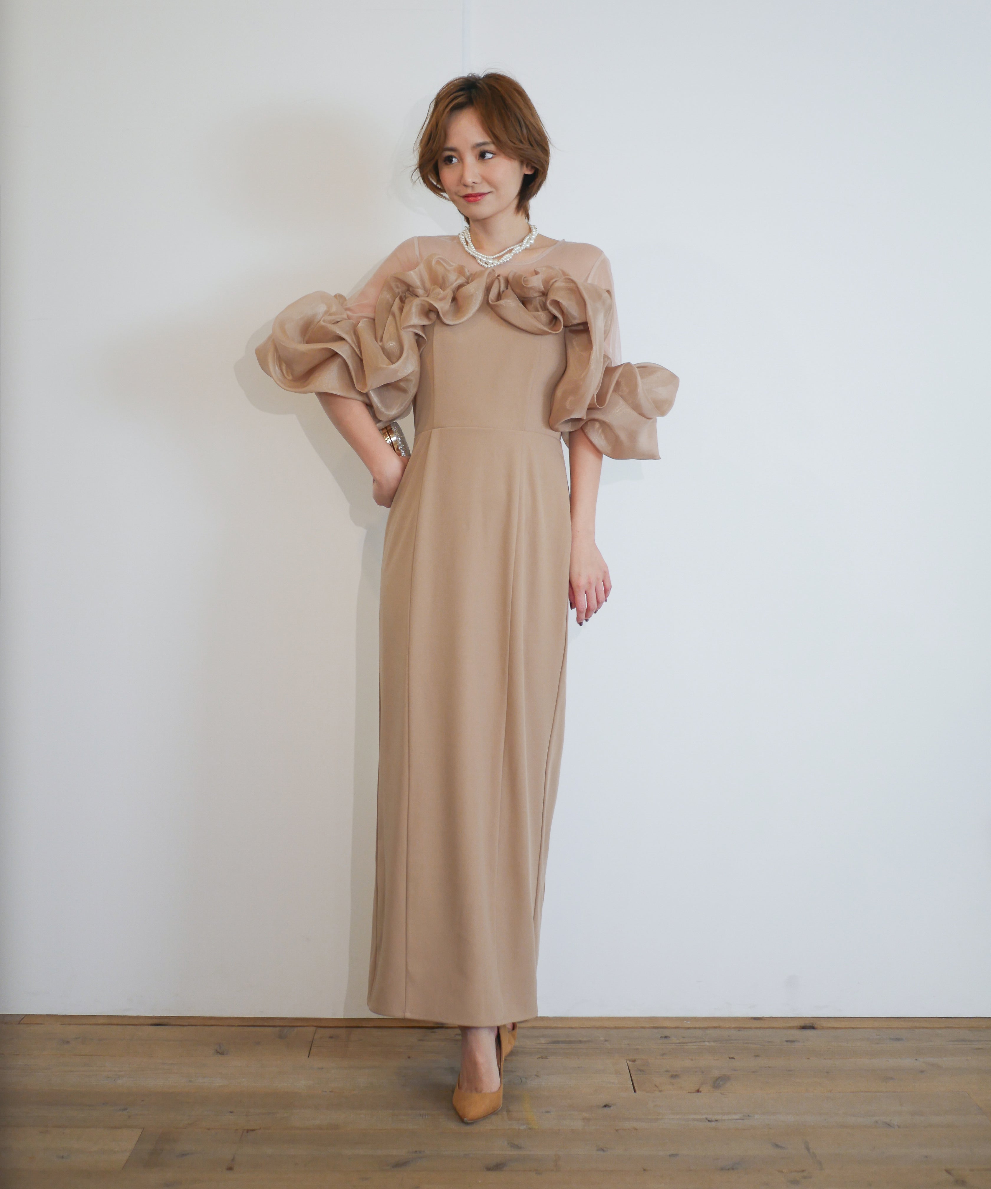 VOLUME RAFFLE DRESS – My shawty