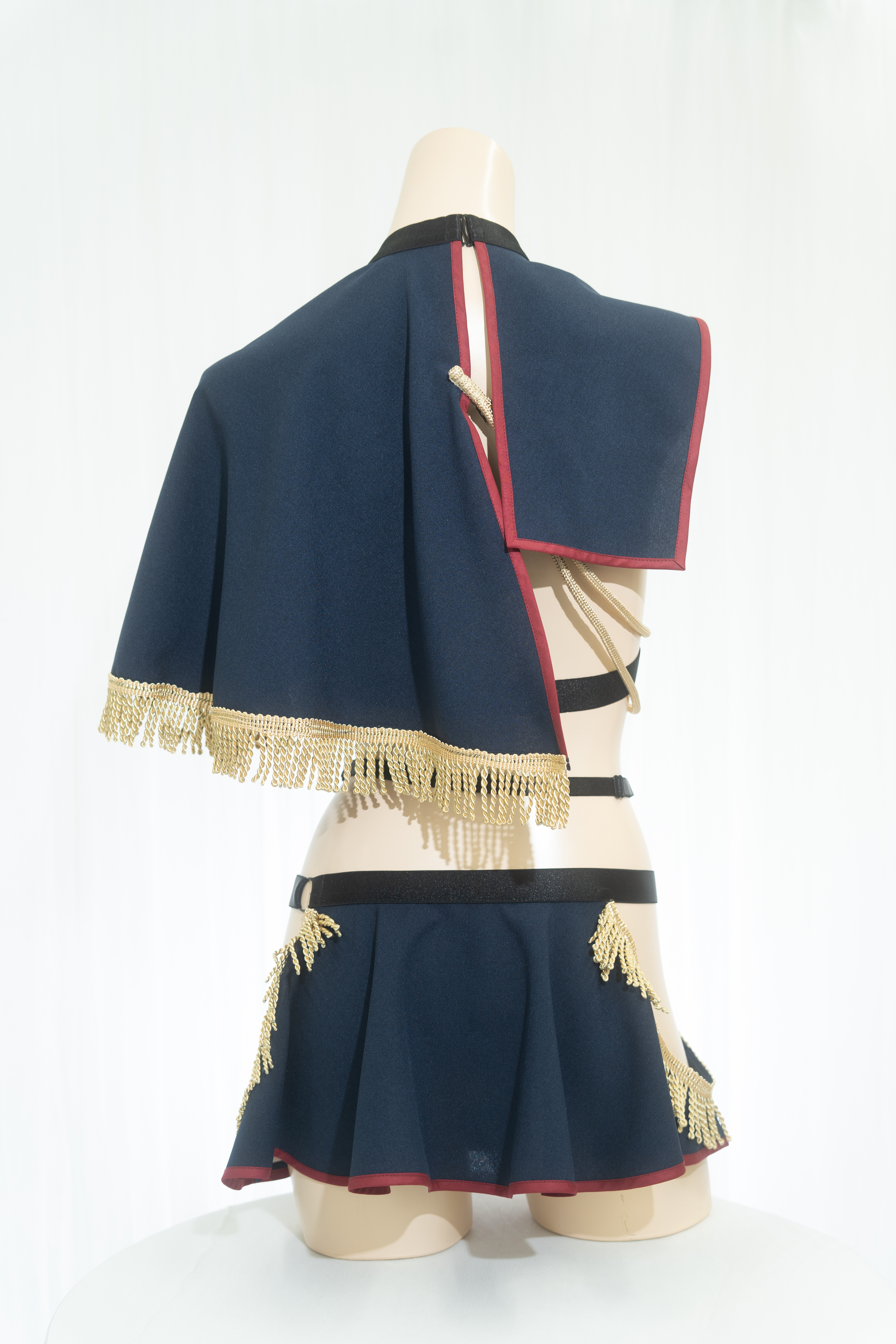 C0106 軍服セーラーマントセット 紺/M企画｜NANIKIRU