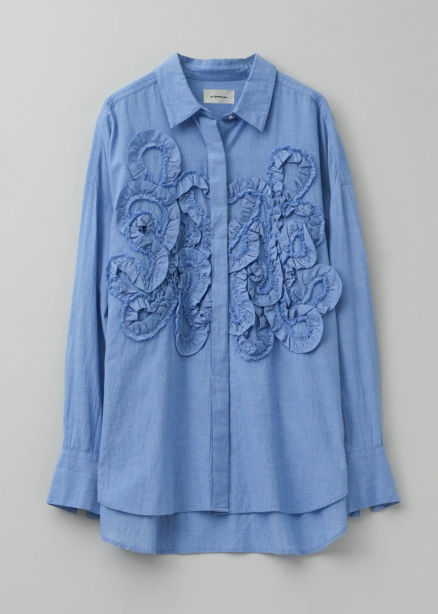 Cotton Frill Motif Shirts | Pasand by ne Quittez pas | パサン