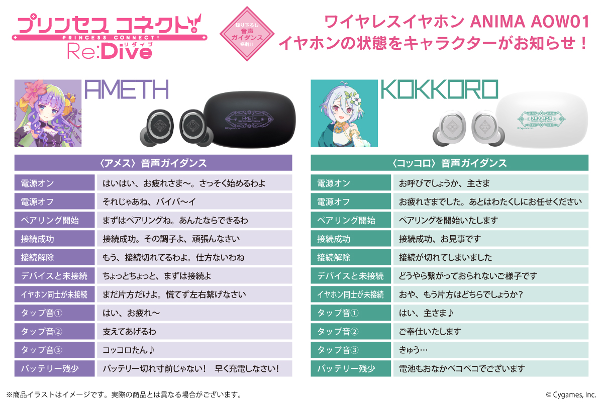 プリンセスコネクト！Re:Dive』と「オンキヨー」がコラボした完全