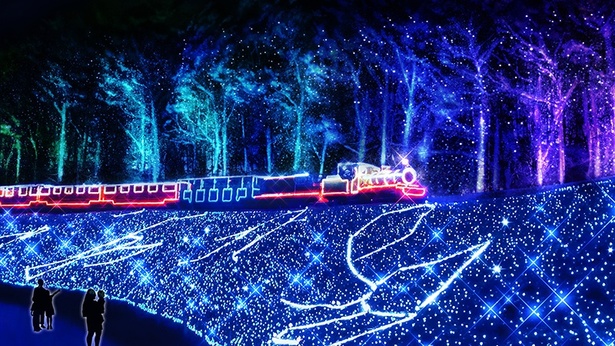 伊豆の大型イルミネーションイベント「修善寺 虹の郷サンクスイルミ