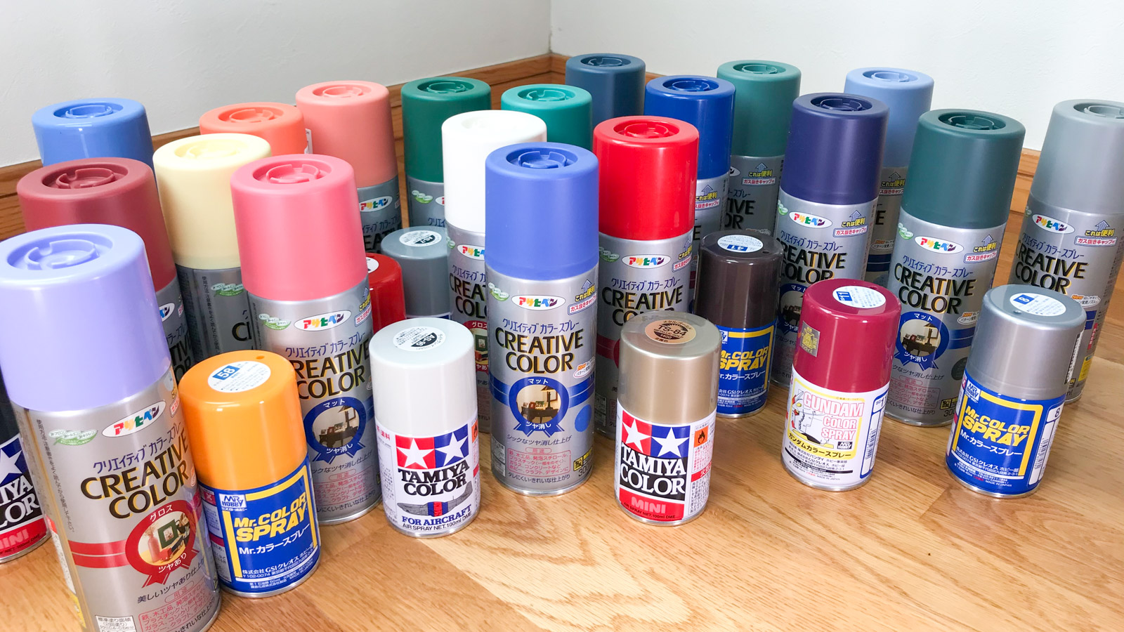 表現の幅を拡げたい缶スプレーモデラー必見！アサヒペンの