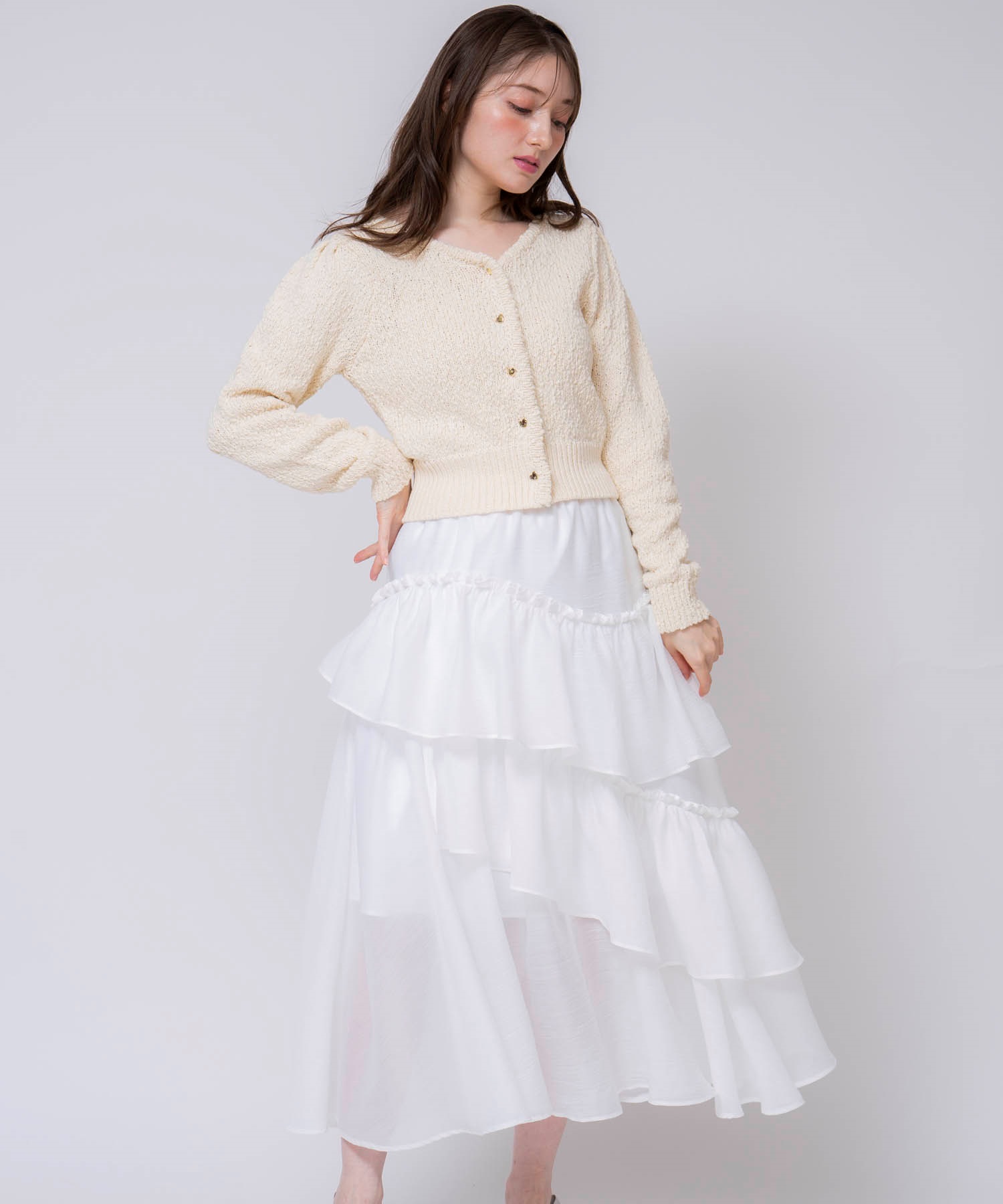 シアーティアードスカート | フレアスカート | NOELA OFFICIAL WEB STORE