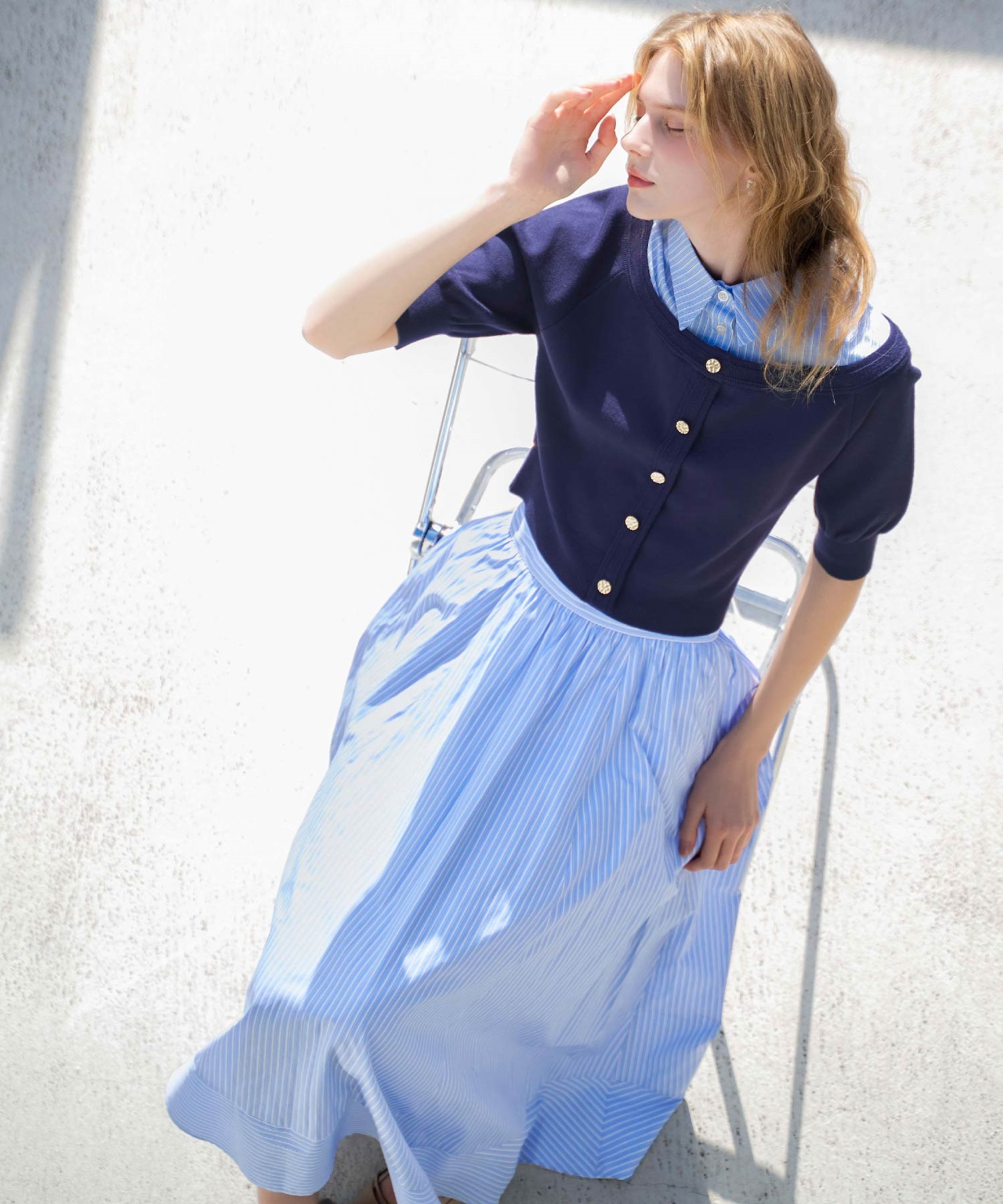 予約】ストライプフレアスカート | フレアスカート | NOELA OFFICIAL