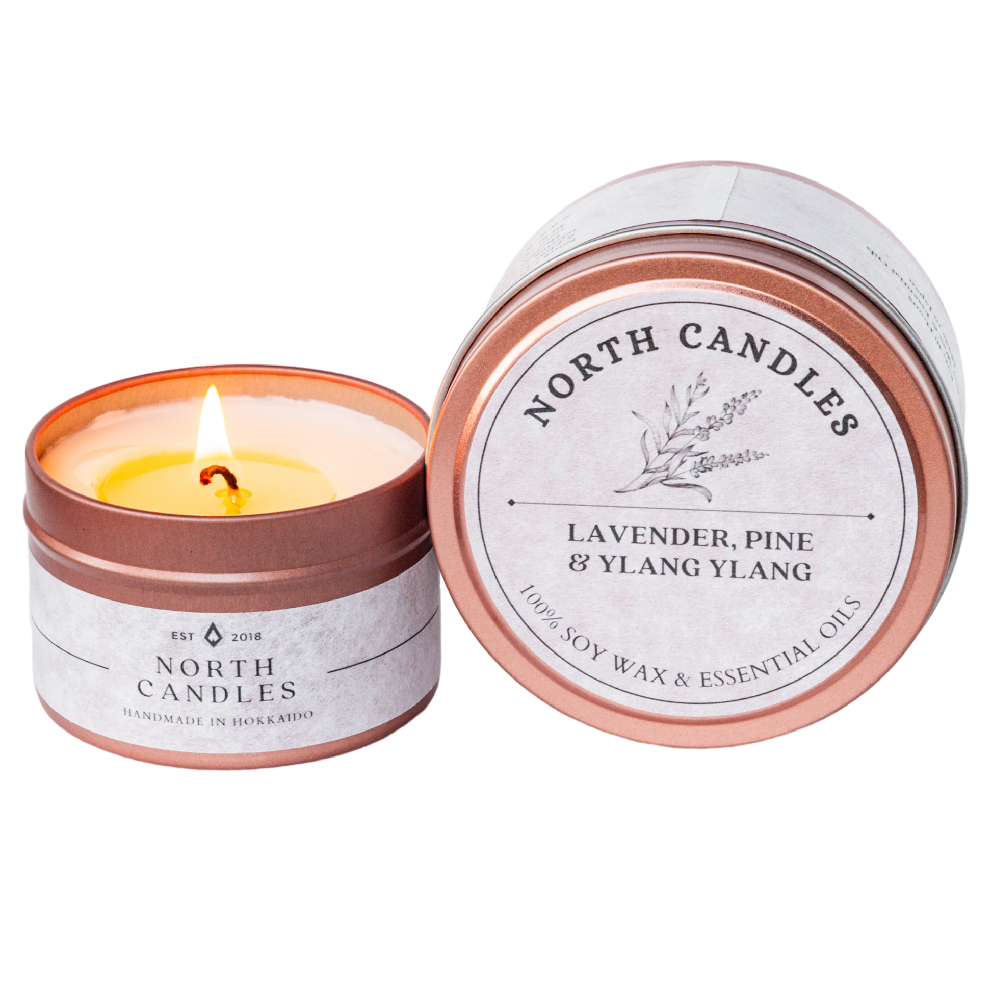 精油缶キャンドル ノースキャンドル North Candles ソイキャンドル