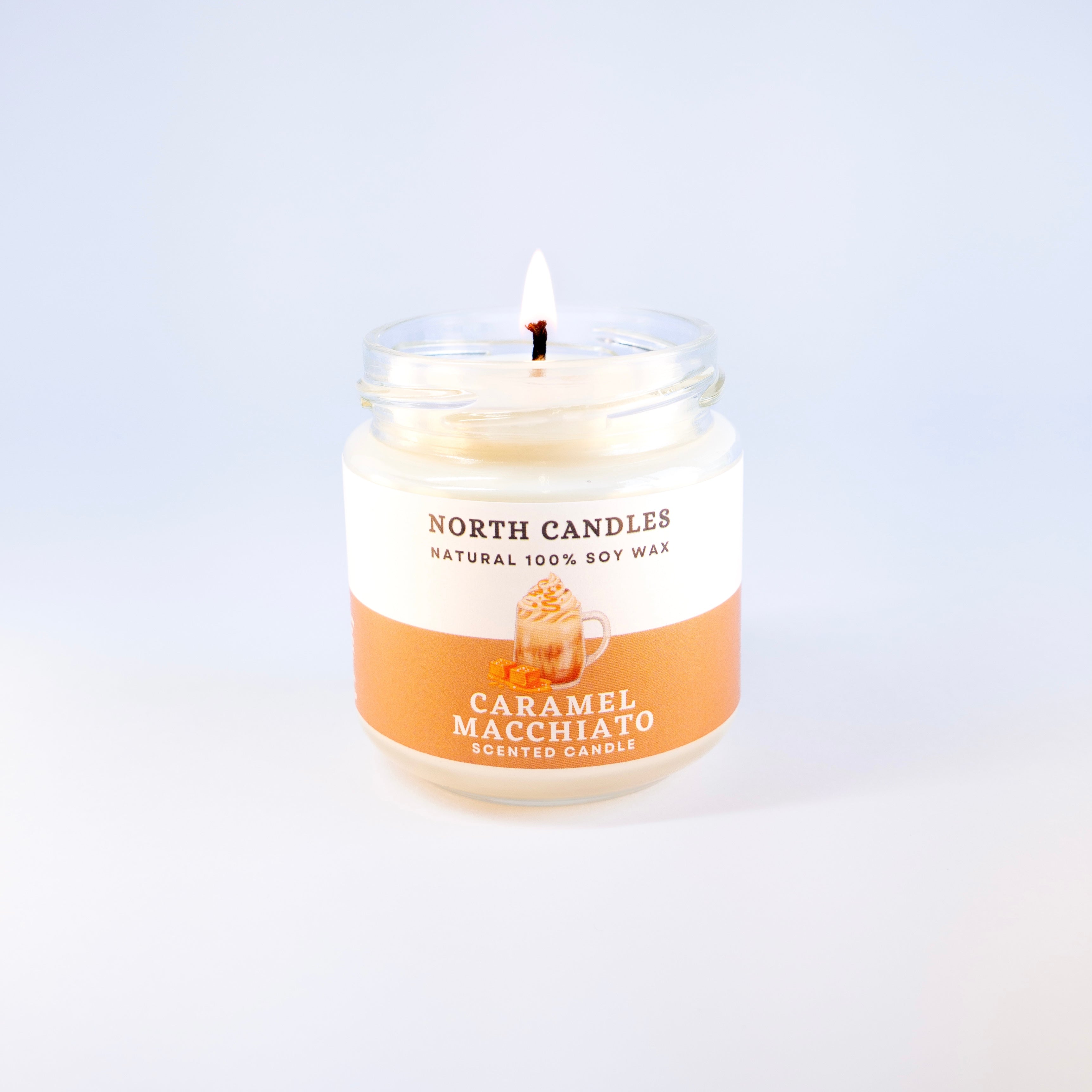 キャラメルマキアートビンキャンドル – North Candles