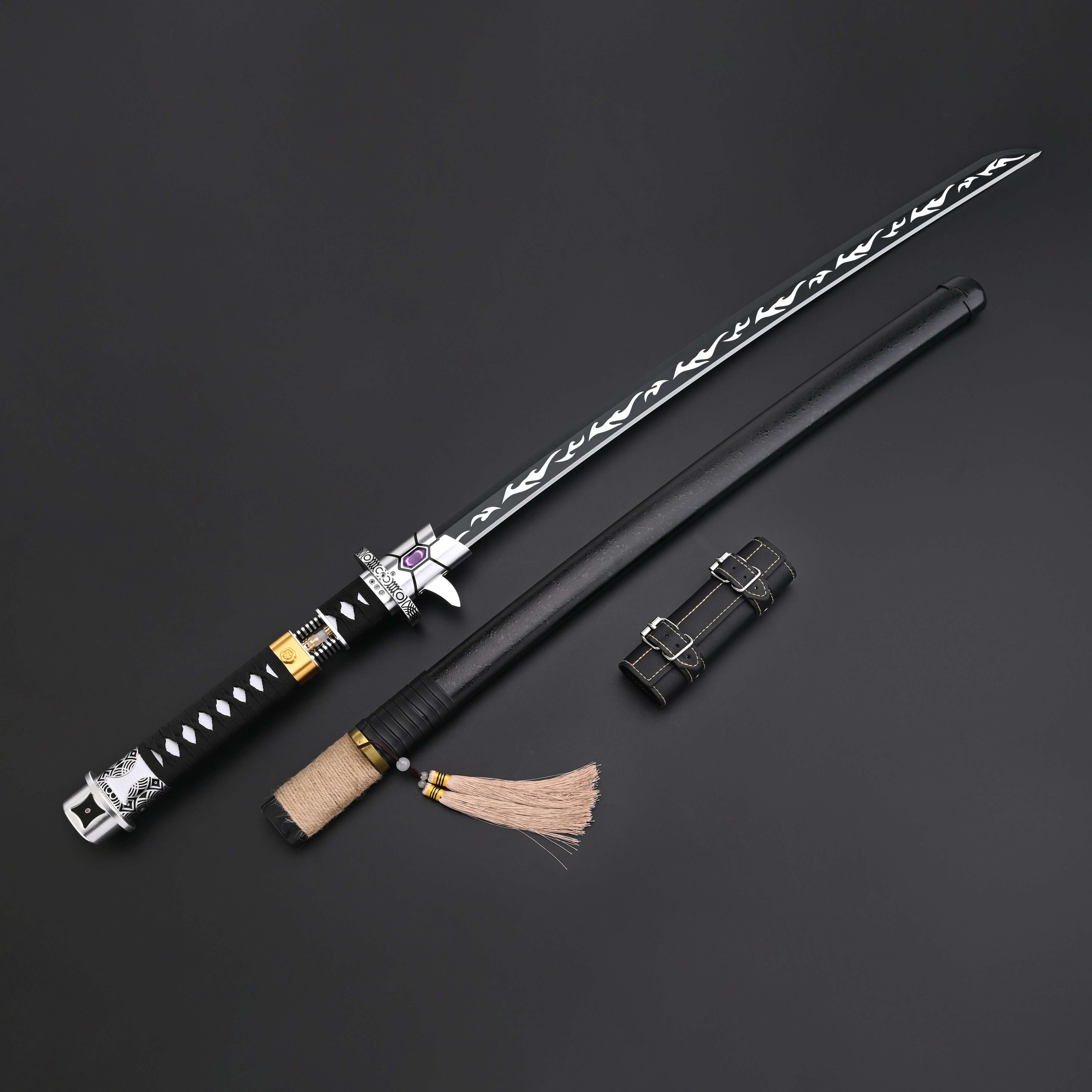Shogun Lightsaber – Samurai-Inspired Purple Combat Saber | Nsabers