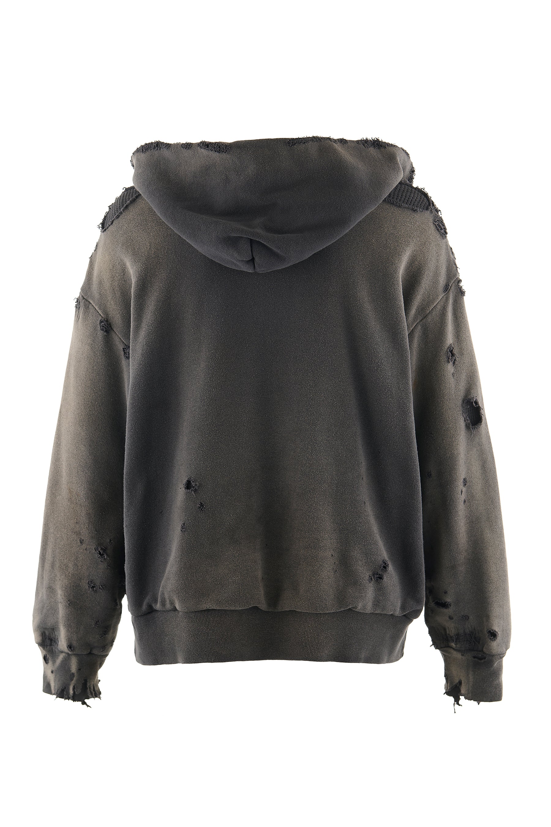 SAINT Mxxxxxx セイントマイケル SS25 HOODIE/DOUBLE FACE / BLK - NUBIAN
