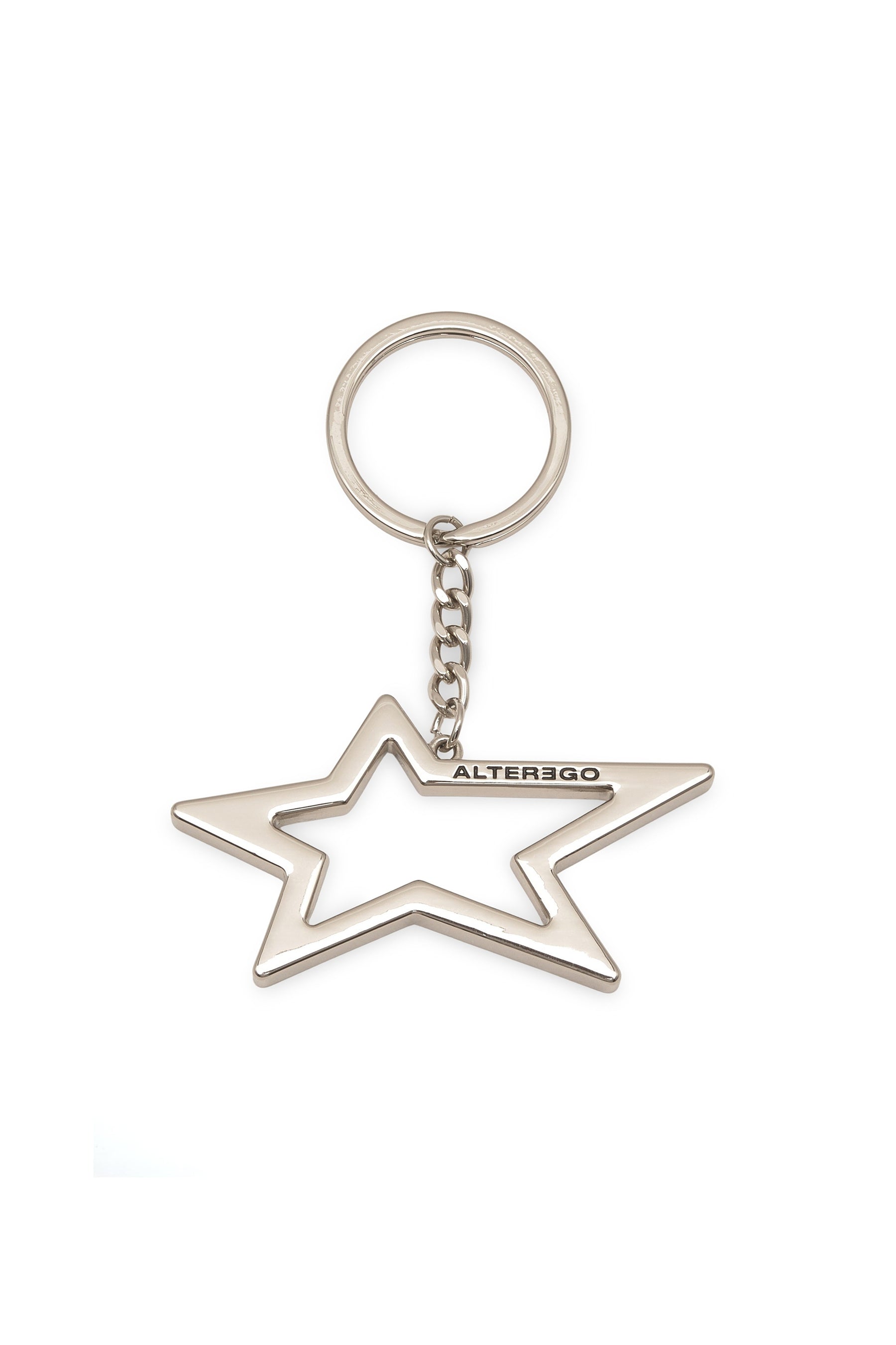 LISA ALTER EGO MERCHANDISE STAR METAL KEYCHAIN / SIL - NUBIAN