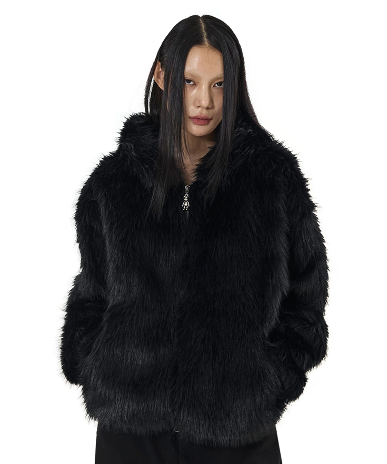 OY/オーワイ』WILD FUR HOODIE JACKET/ワイルドファーフーディー