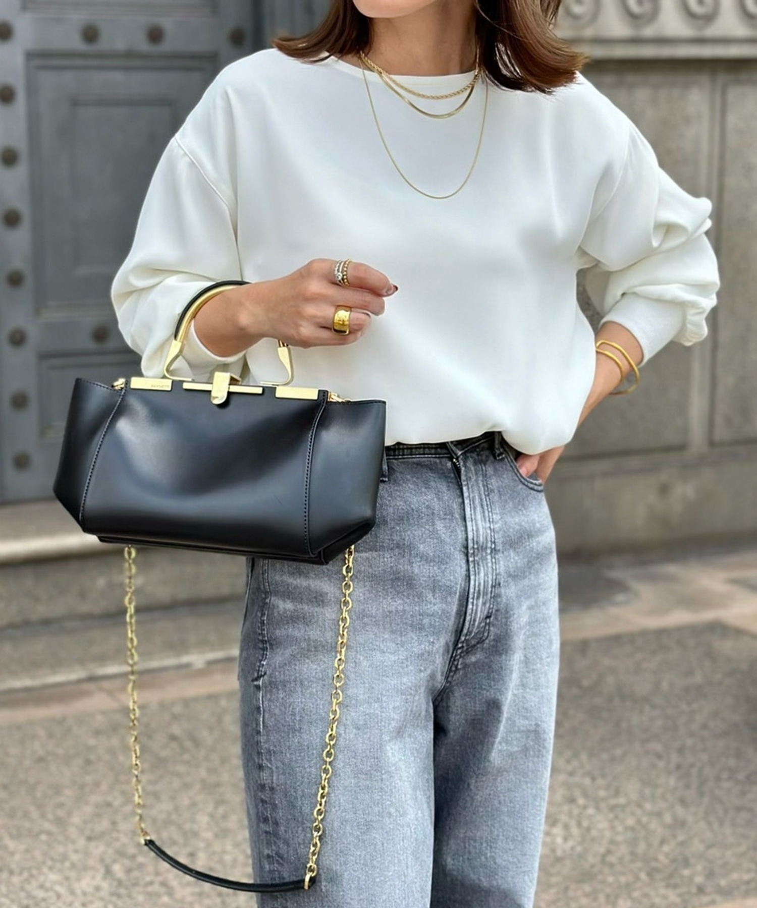 リピーター続出！】バックジップロングスリーブTブラウス Emma Taylor