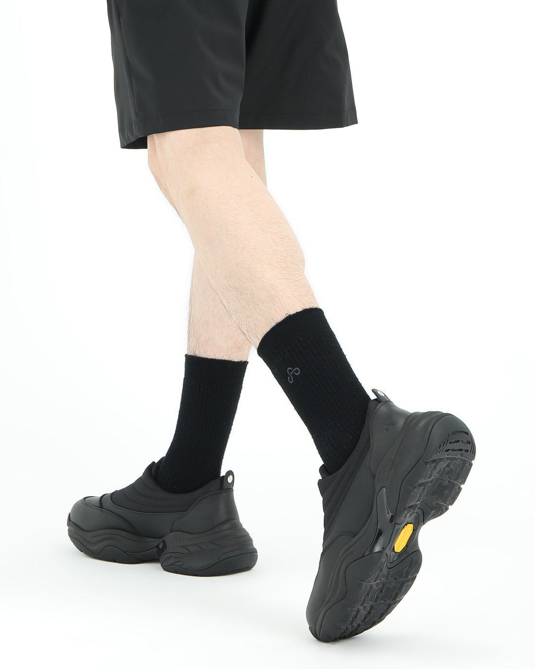 OAO Official Store] FOUNTAIN All Leather Black Waterproof mens