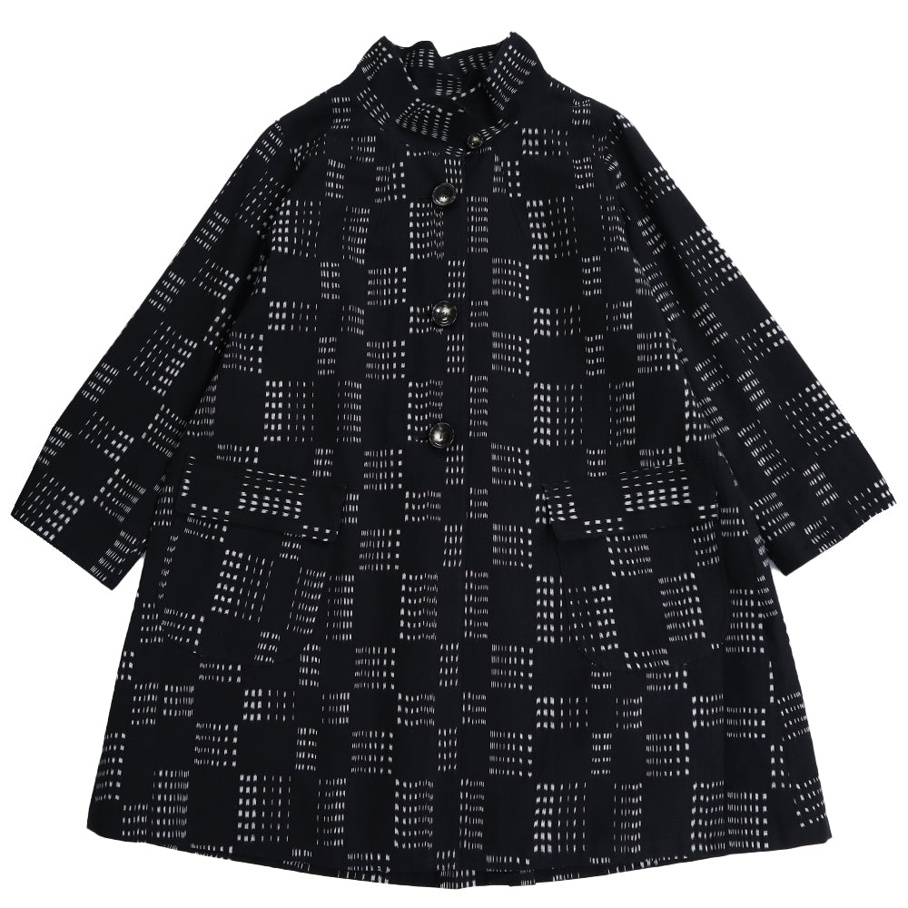 儀右ヱ門 ギエモン ぎえもん 久留米絣 コート ス223 日本製【as