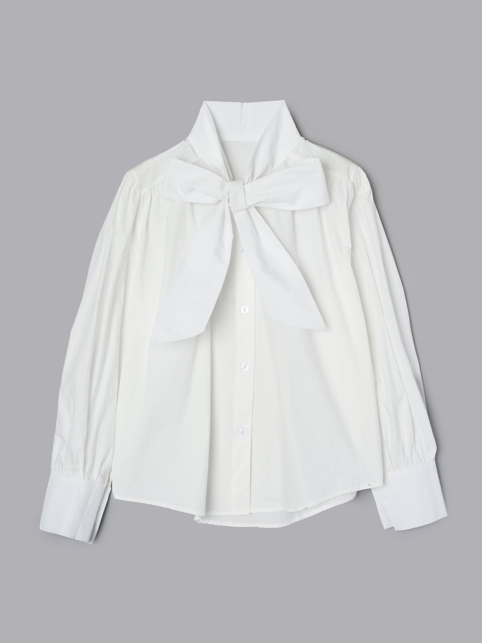 ビッグリボンシャツブラウス