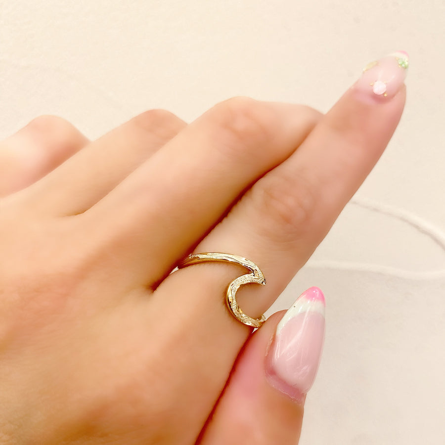 受注製作】ウェーブラインリング (10KYG) – MAILE ONLINE BOUTIQUE