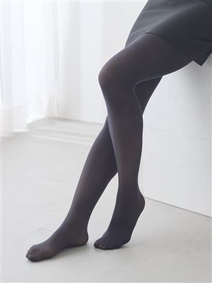 40デニール感動のなめらかフィットカラータイツ: レッグウェア
