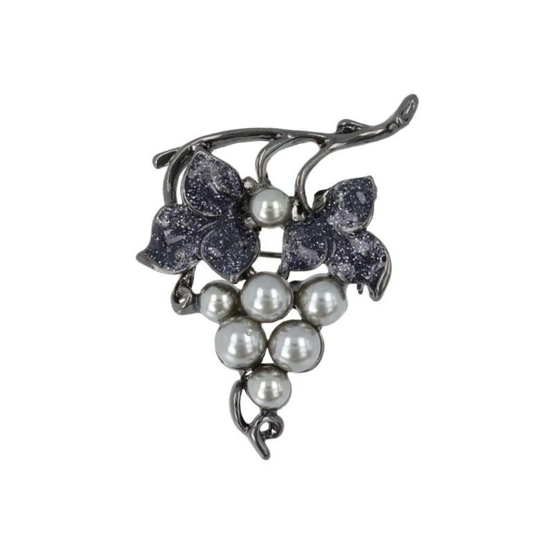 ブローチ 葡萄 ラメ パール ピンタイプ – OSEWAYAオンラインストア