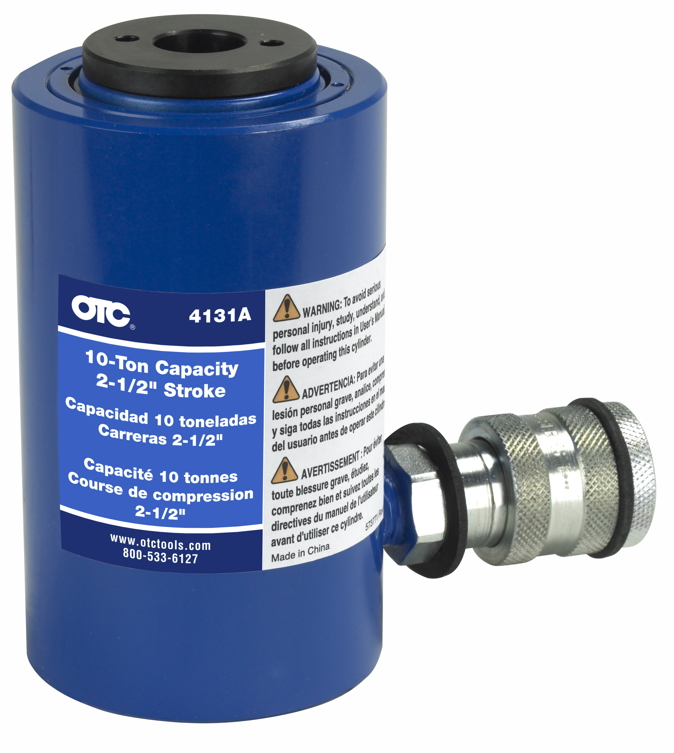 10-Ton Hollow-Center 2-1/2