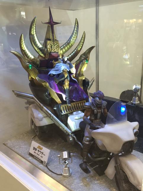 キャラホビ 開幕！ 聖帝サウザー&神輿バイク！ 全高55cm全長60cm