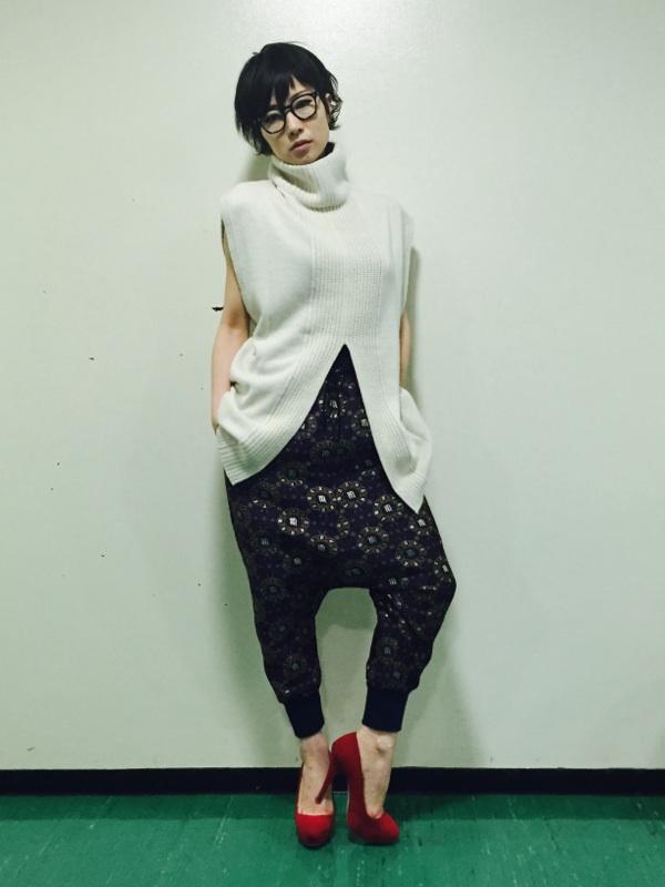 ラマの着こなし＠NHKホール 椎名曰く 秋、NHKへ赴くなら 林檎の場合