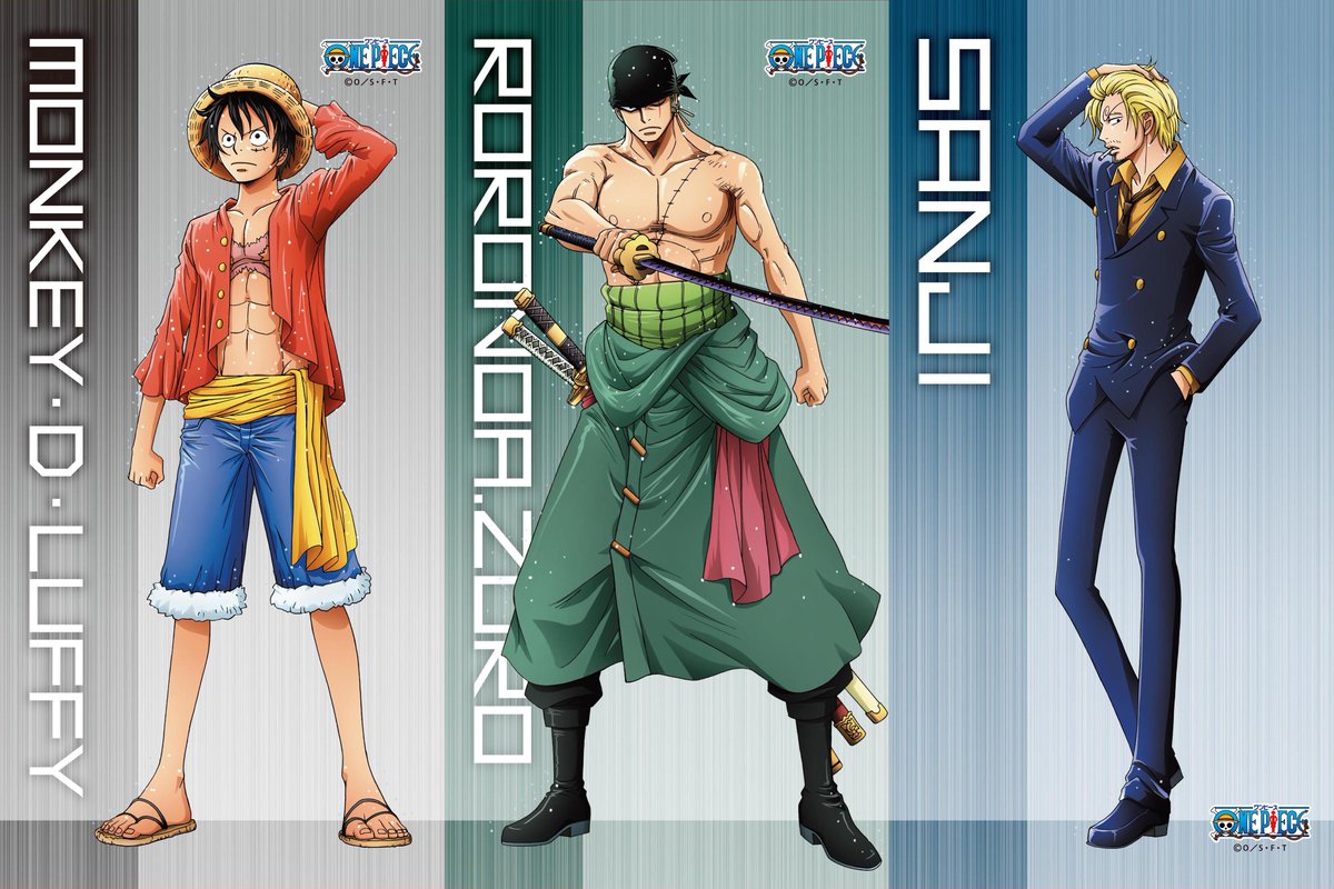 新商品】イベント限定 漢たちと雨 バスタオル/ルフィ、ゾロ、サンジ