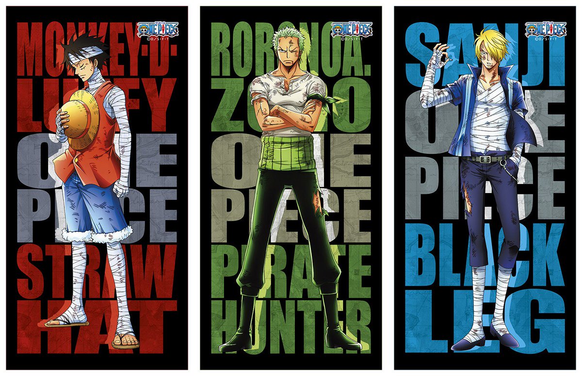 新商品】イベント限定 漢たちの戦場 バスタオル(ルフィ,ゾロ,サンジ