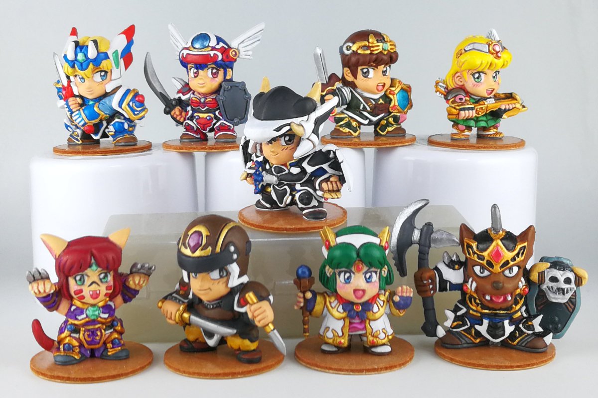 甲竜伝説ヴィルガスト 消えた少女特別編のみなさん。全26種みたいです