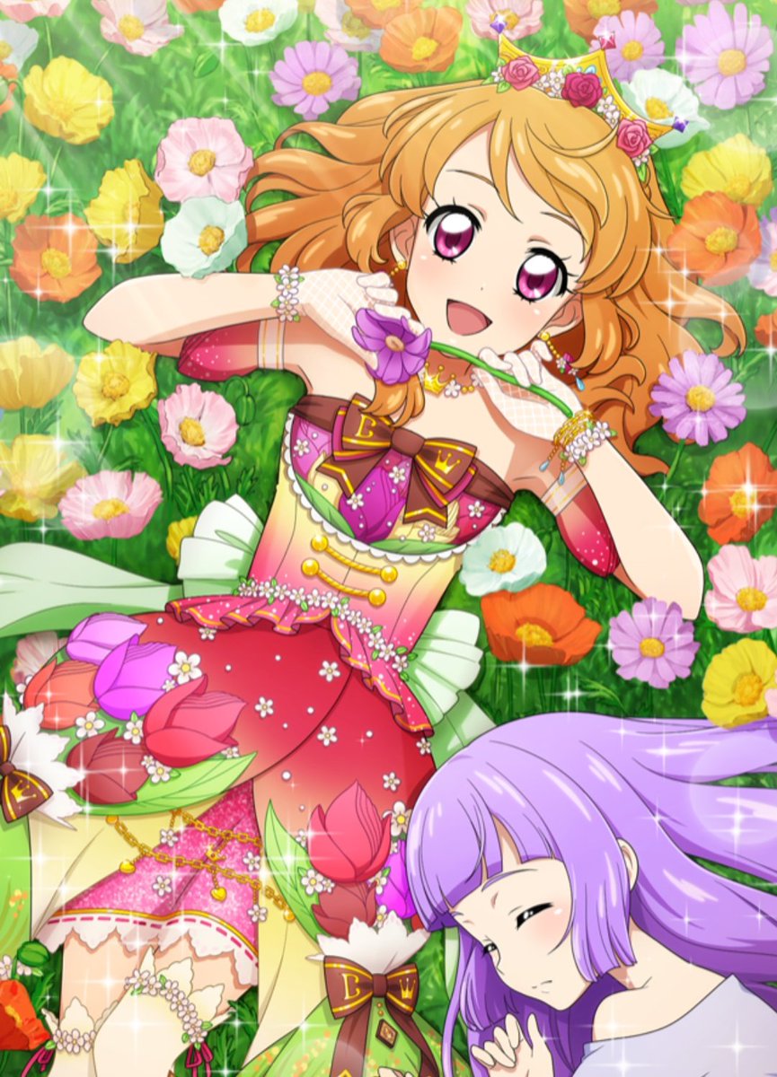 サンベリーナブーケコーデあかりちゃん🌷ドレスアップ✨春の花に囲まれ