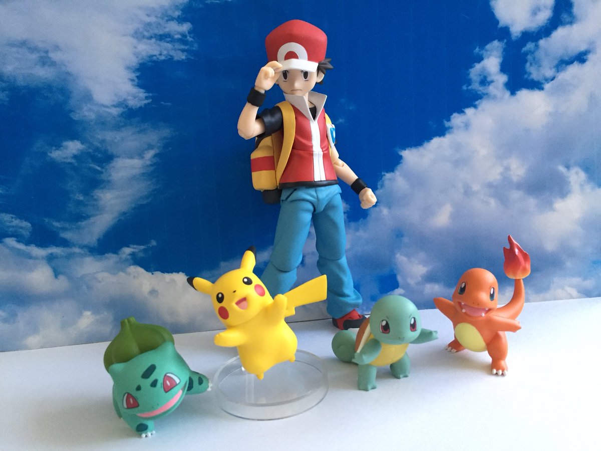 figma レッド ポケモンセンター特典ピカチュウ付き。 ポケモン達が