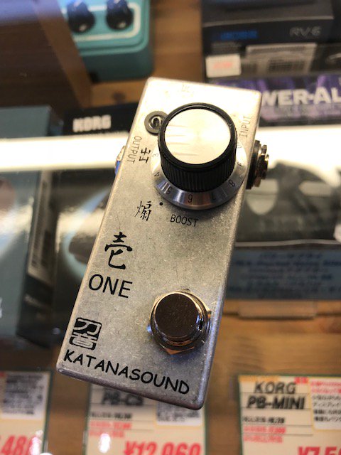 つくば店】Katanasound One Booster “壱” 入荷！ 限りなくローノイズ