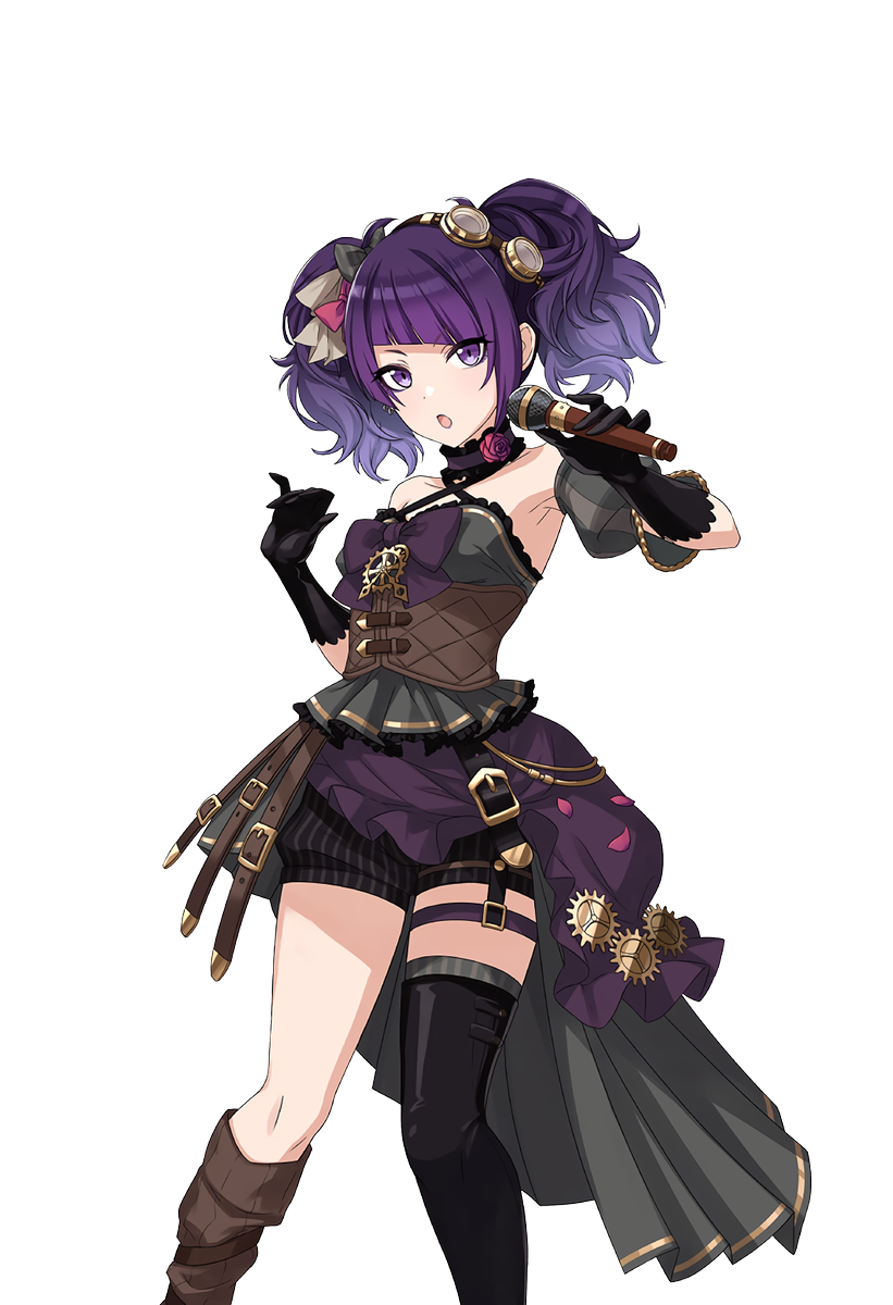 シャニマス高画質立ち絵 [アンティーカ] 田中摩美々 ①：通常衣装 ②