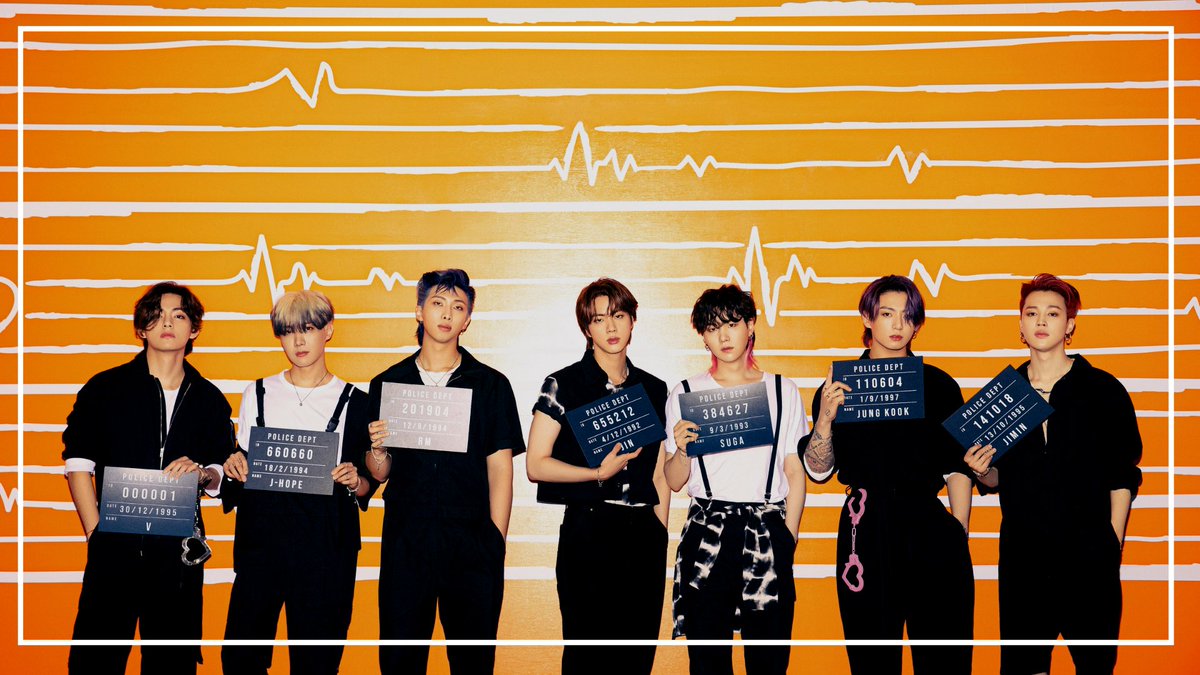 BTS Desktop wallpaper/lockscreen 🧡 ( PERMISSION TO DANCE
