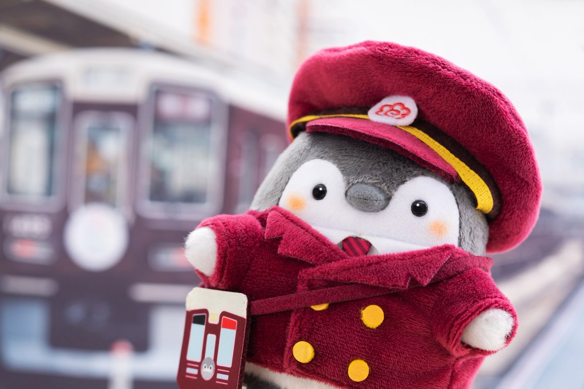 7月28日発売✨ 阪急電車コラボグッズ🚃 ＼ 『マスコット』 マルーン